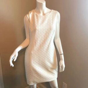 Tommy Hilfiger White Sheath Dress size M